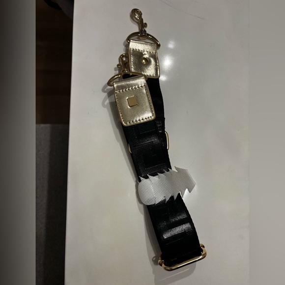 Versace Parfums Black Tote w Gold Accents Brand new wristlet strap - Picture 12 of 15